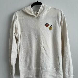 Uniqlo KAWS Hoodie Sweater with Embroidered Character Patch
